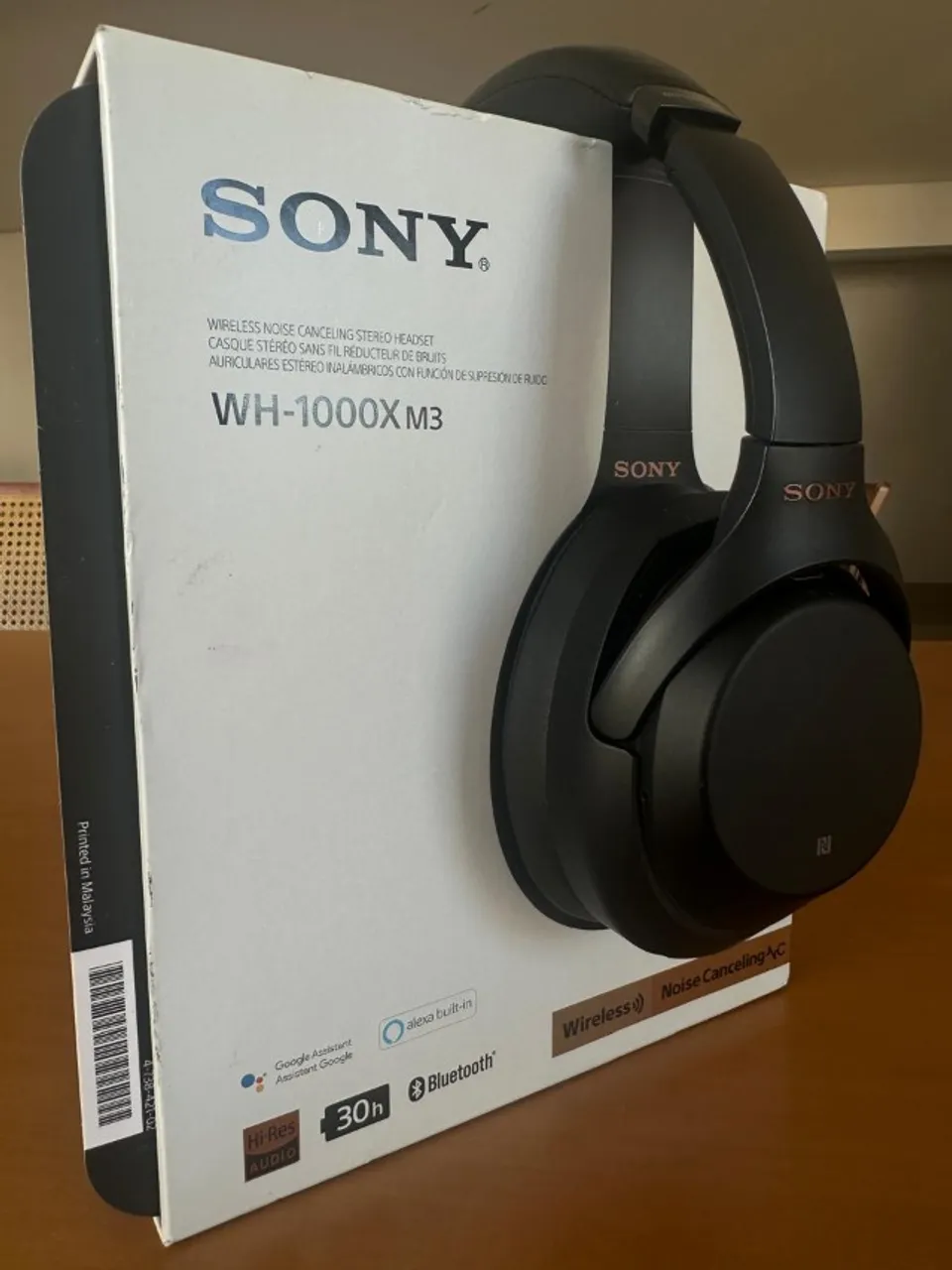 Fone Sony WH-1000XM3 - Noise Cancelling