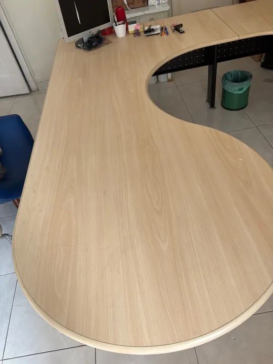 Mesa de Escritório em Forma de U - Foto 5