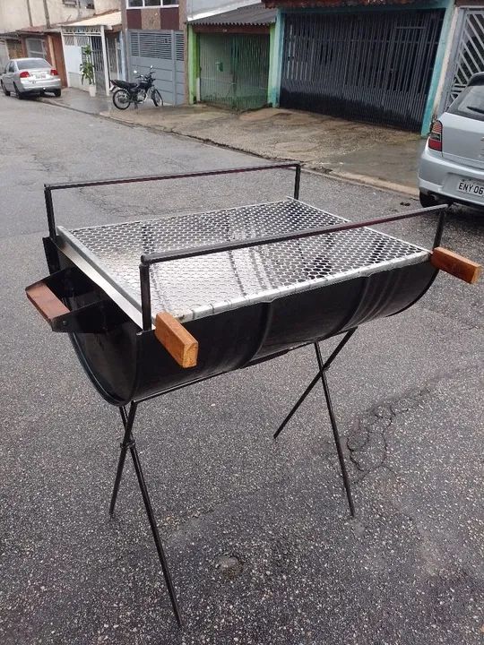 Churrasqueira de tambor - R$280,00 - Foto 5