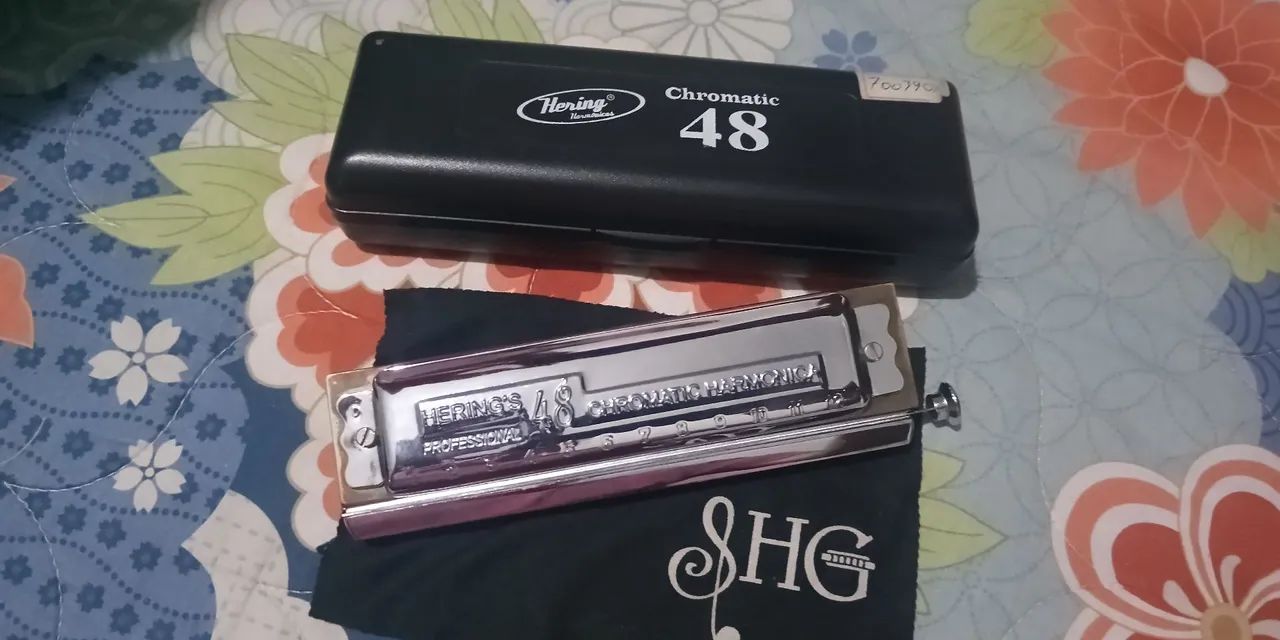 Gaita Hering Cromática 48 profissional  - Foto 3