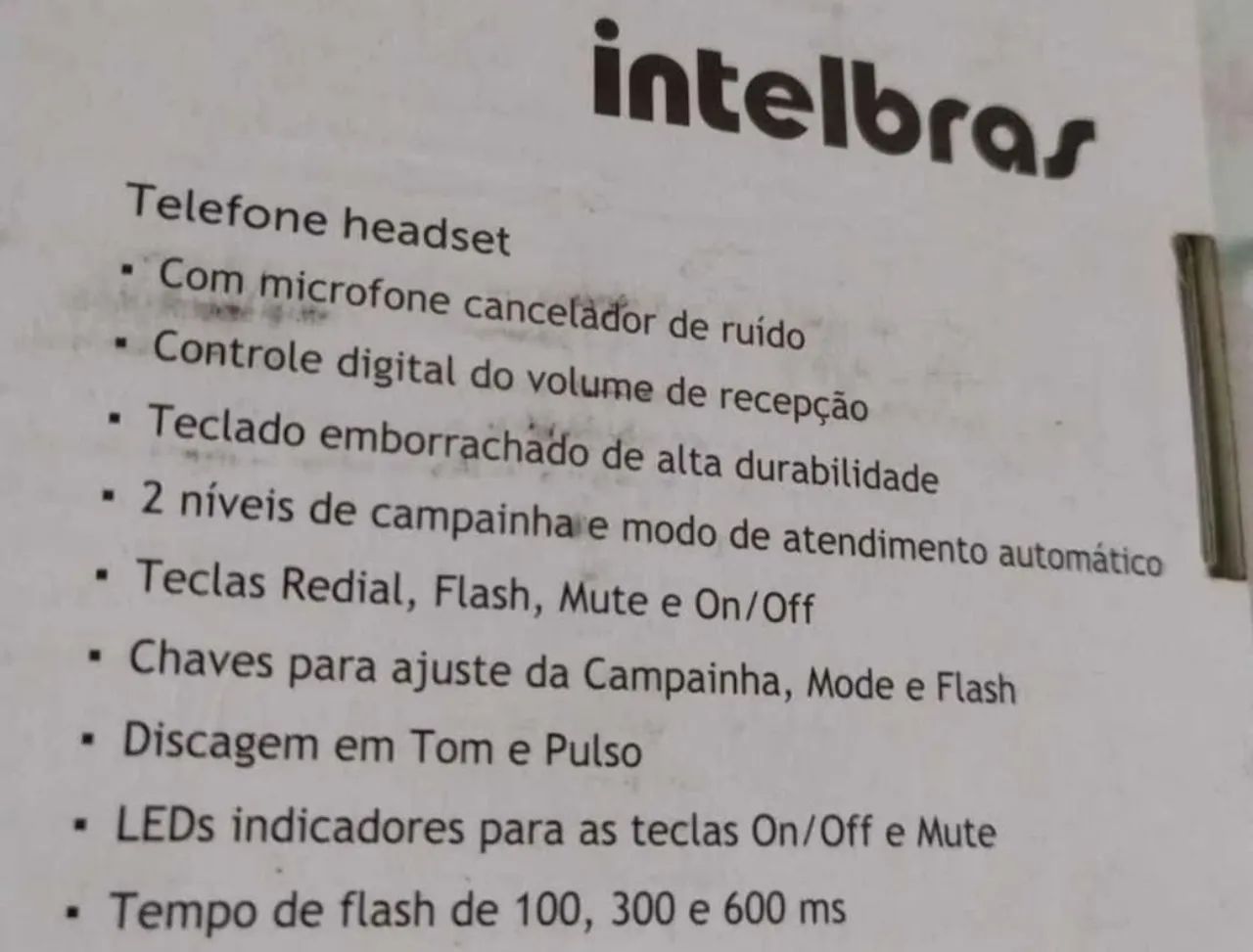 Telefone headset Intelbras HSB 50 - Foto 5