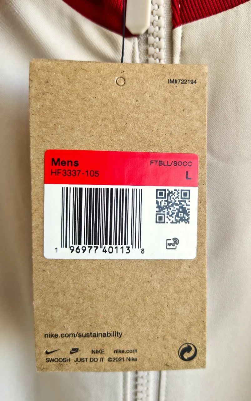 Jaqueta Nike Liverpool Hino FC Strike Masculina - G (modelagem grande) - Foto 6