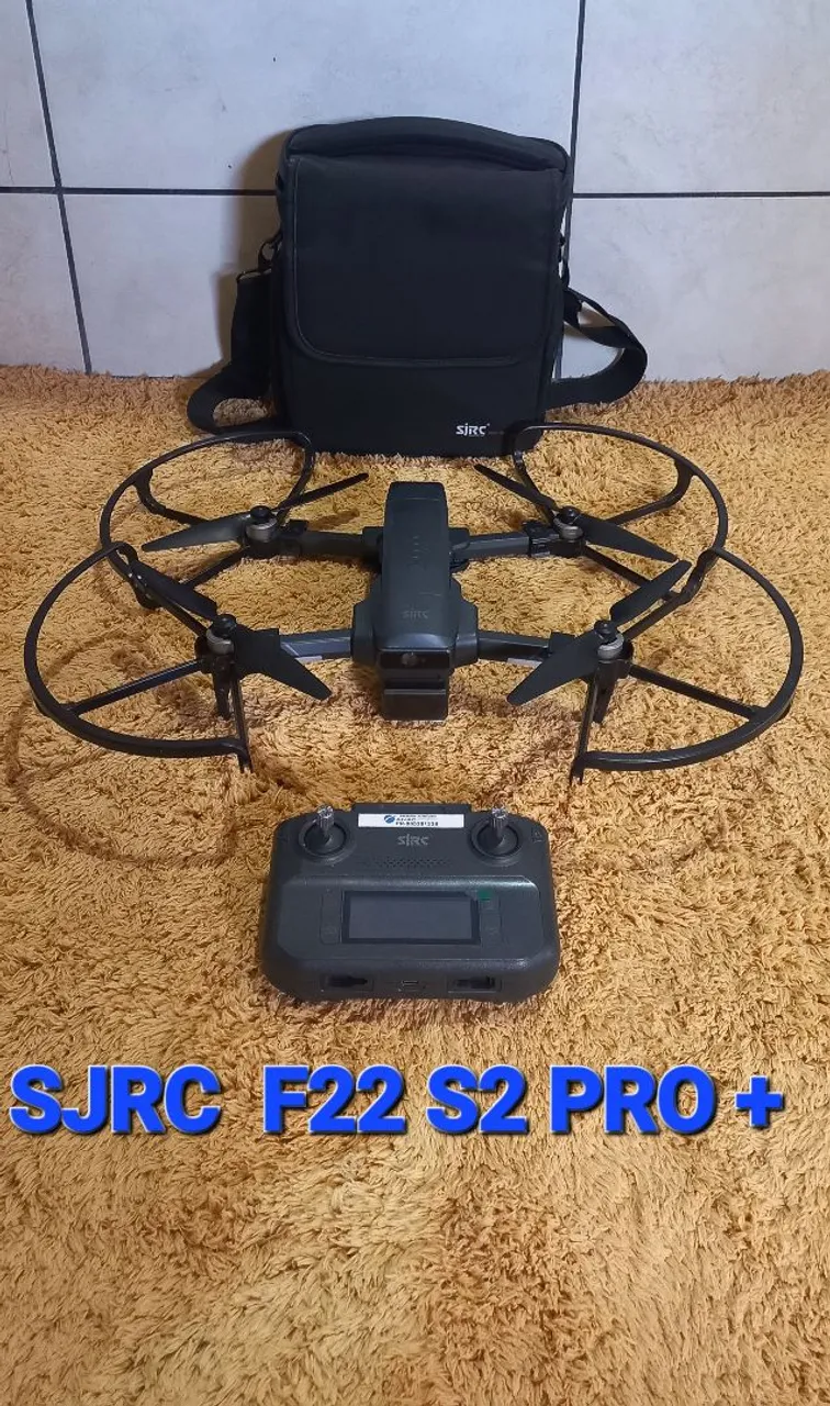 DRONE SJRC F22 S2 PRO+ TEMPO DE VOO 35 MINUTOS, ALCANCE, 6 KM ,Com CÂMERA 4K COM GPS