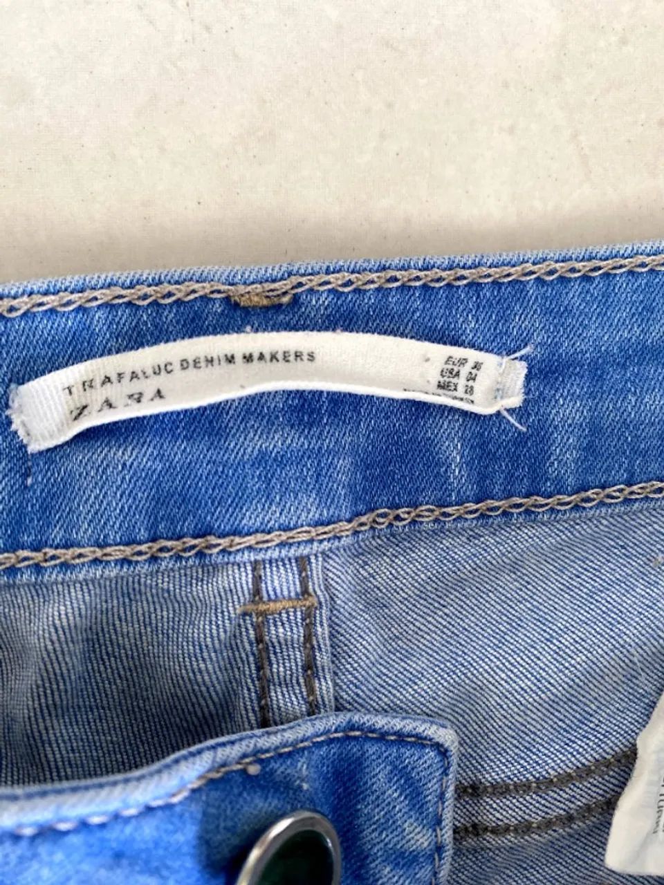Denim  Jeans Skinny 36 ZARA - Foto 2