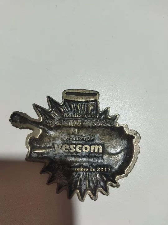 Antigo Pingente Rolling Stone Music & Run - Foto 3