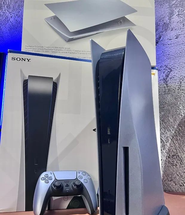 Playstation 5 Fat Edição Sterling Silver + Jogos