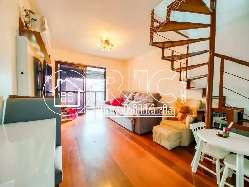 Duplex para venda com 218 metros quadrados com 3 quartos em Tijuca - Rio de Janeiro - RJ - Foto 2