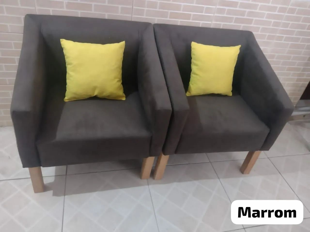 Poltronas Suede R$200,00 cada - Foto 4