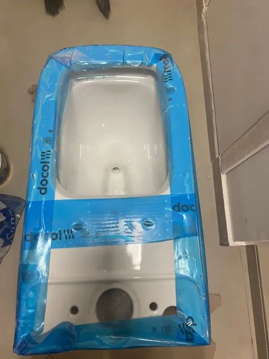 Kit Vaso Sanitário Com Caixa Acoplada Gali Branco Docol - Foto 6