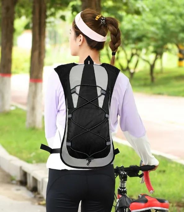 Mochila de Hidratação 2L Verde Ciclismo Corrida Aventura - Foto 5