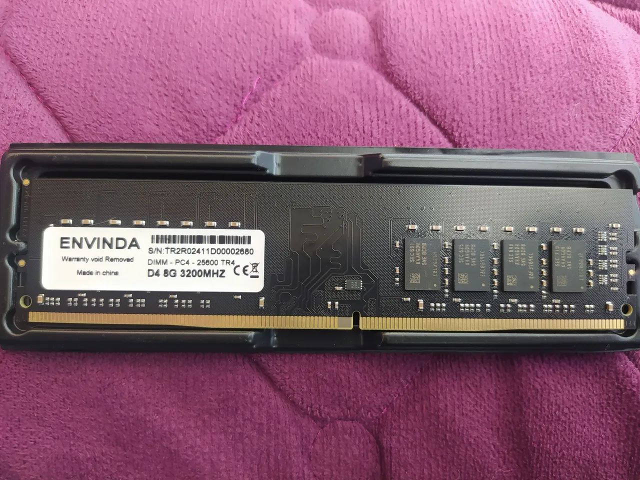 Memória RAM 8GB DDR4 3200MHz Envida