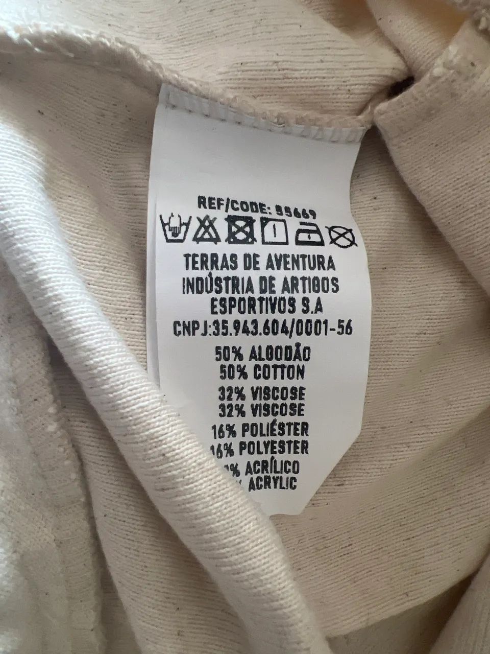Bermuda Osklen rústic off White G nova  - Foto 3