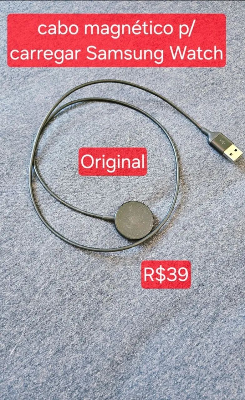 Cabo samsung watch carrega indução original 