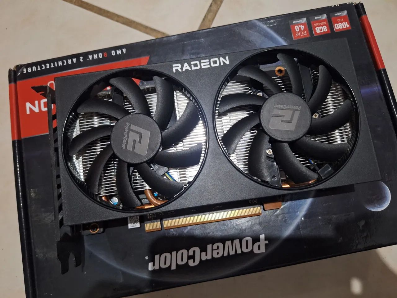 RX 6600 Powercolor COM DEFEITO