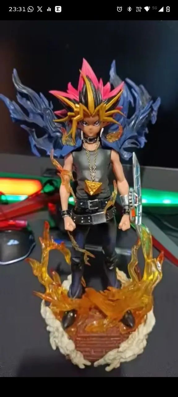 Estátua Yugi Muto Yu-Gi-Oh  - Foto 2
