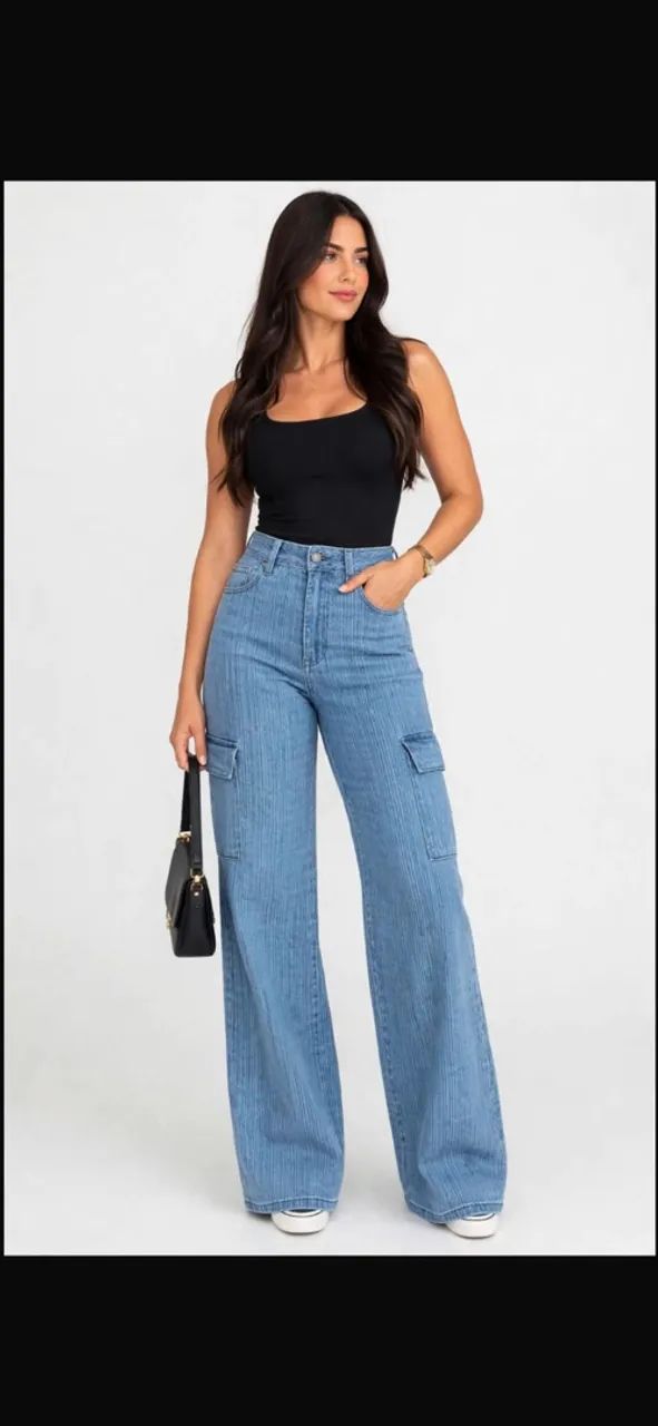 Calça Wide Leg 