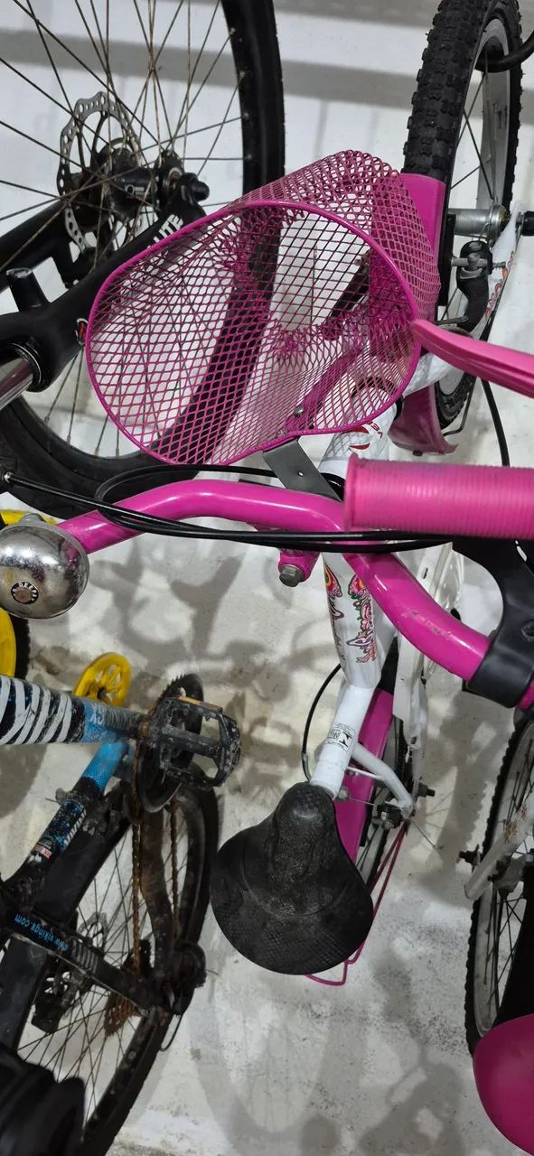 Bicicleta infantil aro 16 com cestinha - Foto 3