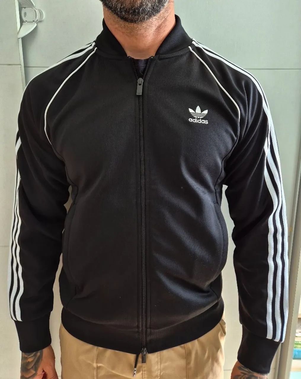 Jaqueta Nova Adidas preta