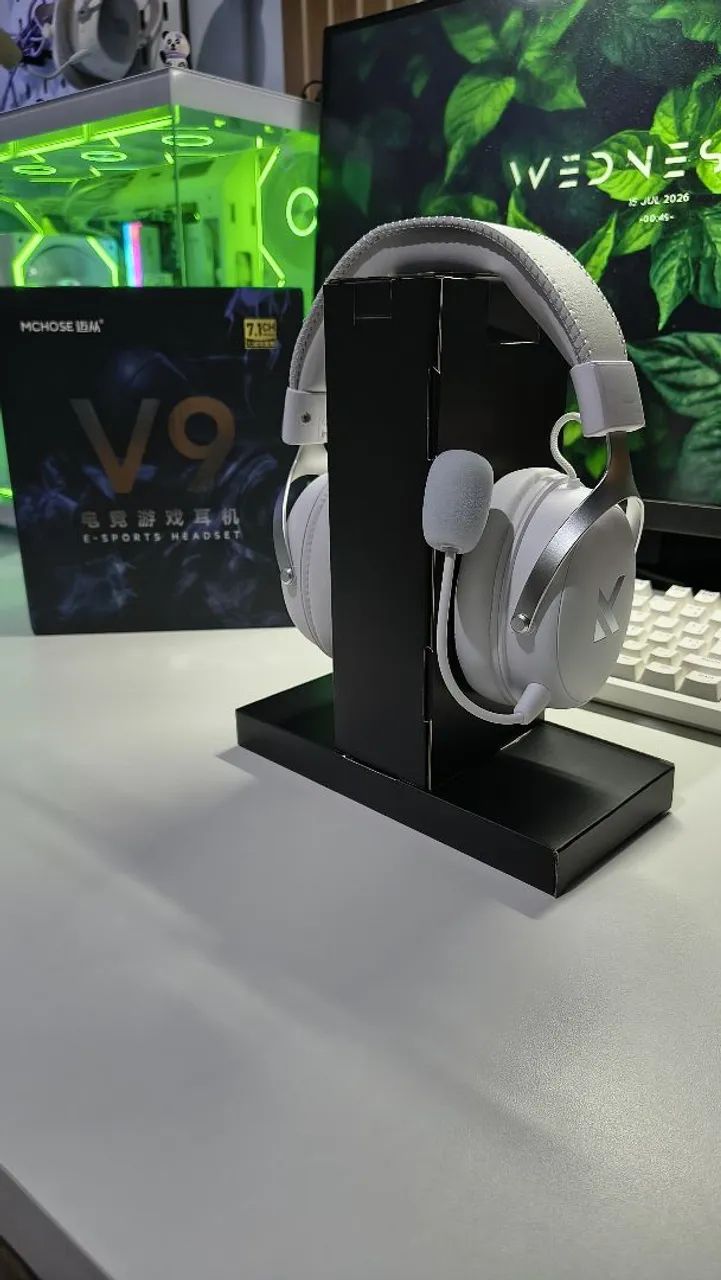 HeadSet Gamer Mchose V9 Pro White - Foto 2