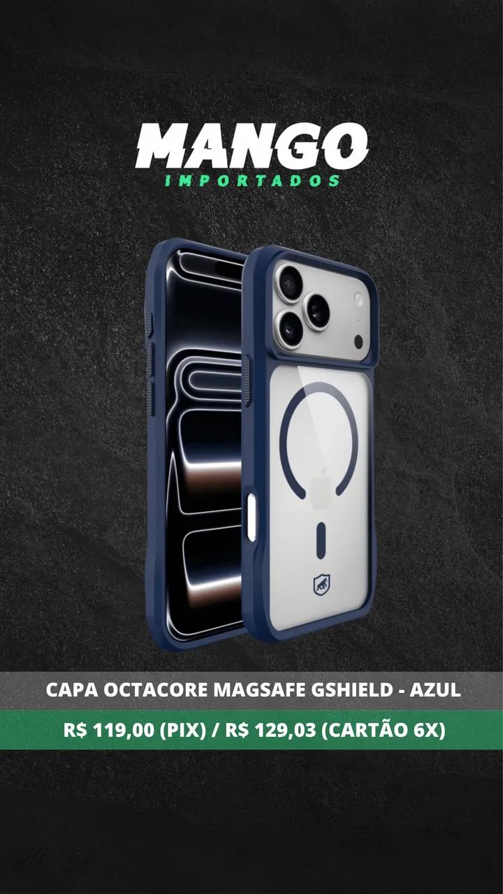 Capa Octacore MagSafe Gshield para iPhone 17 Pro Max  - Foto 3