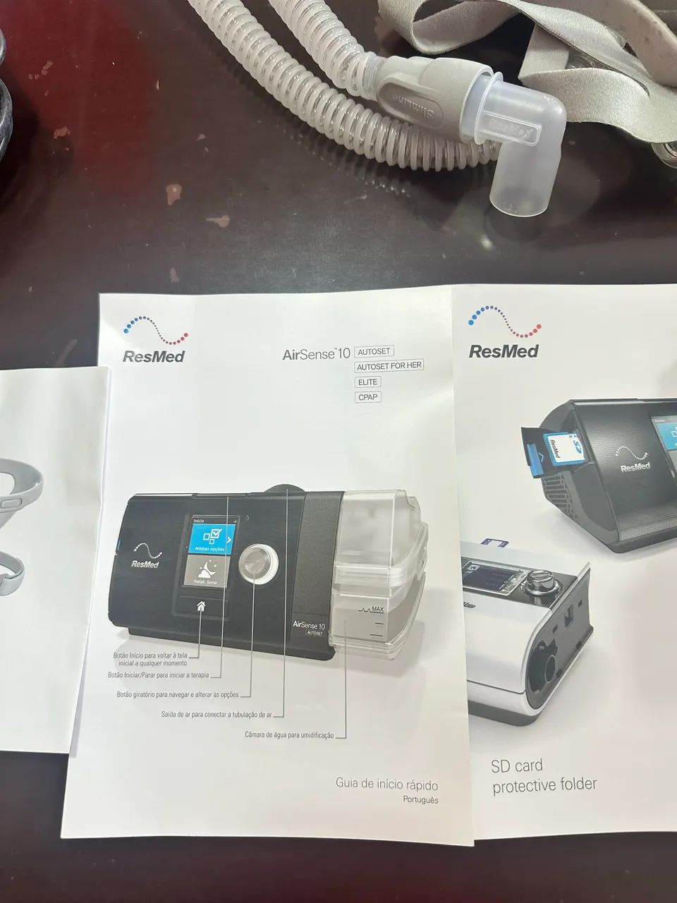 CPAP AIRSENSE 10 com umidificador RESMED - Foto 5