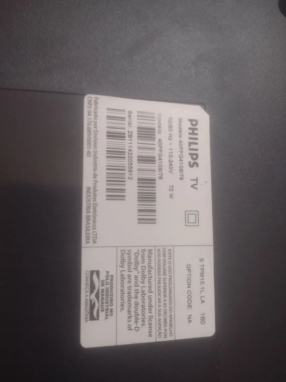 Tv Philips 40 polegadas NÃO É SMART  - Foto 2