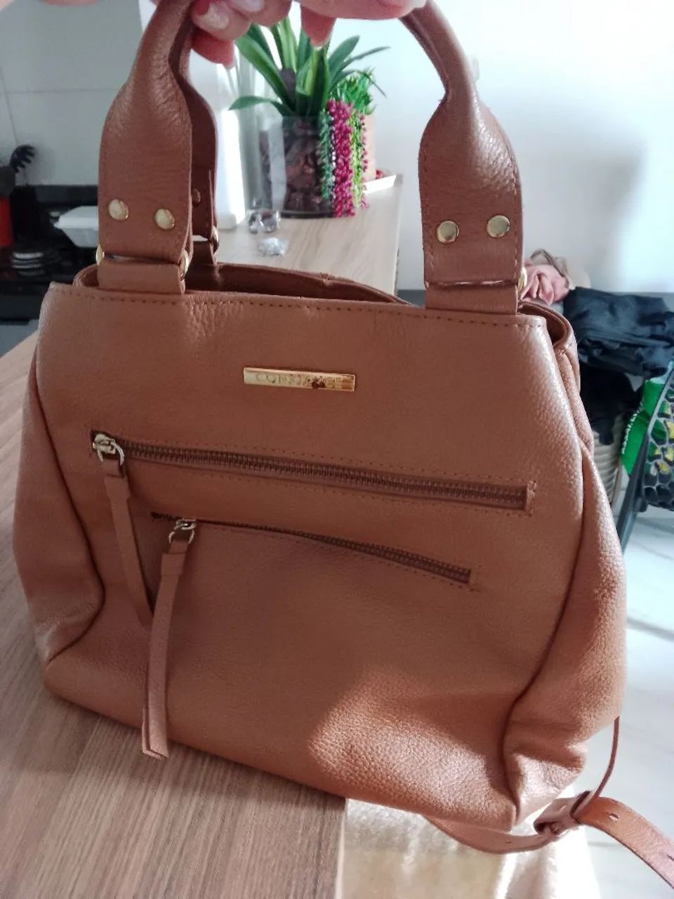 Bolsa em couro  - Foto 4