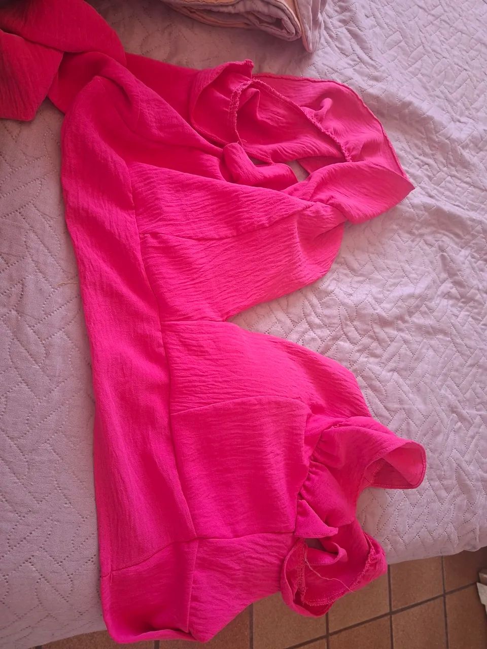 Blusa croped rosa