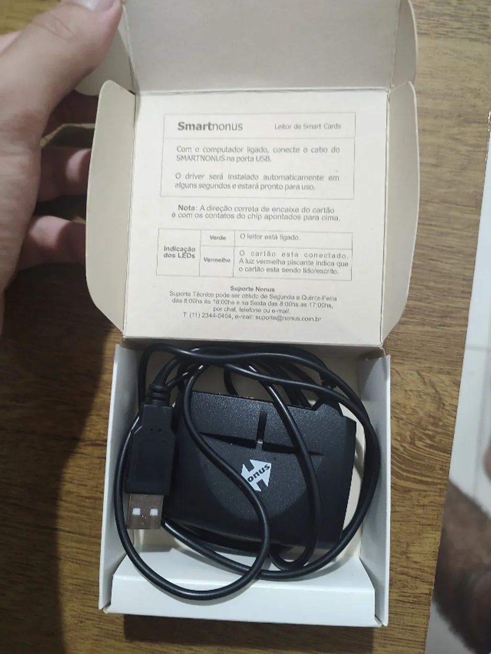 Leitor De Cartão Smart Card Certificado Digital Usb A3 - Foto 2