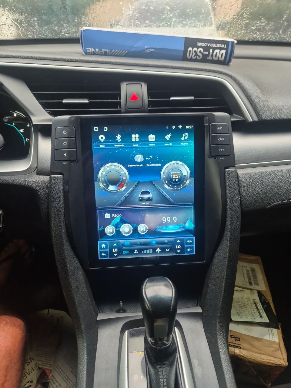 Multimídia tesla com Android para quase todos os veículos 