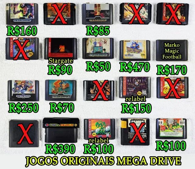 Jogos Mega Drive Originais. Top Gear 2, Truxton, Batman, Taz Mania, Jurassic Park, X-Men 2 - Foto 5