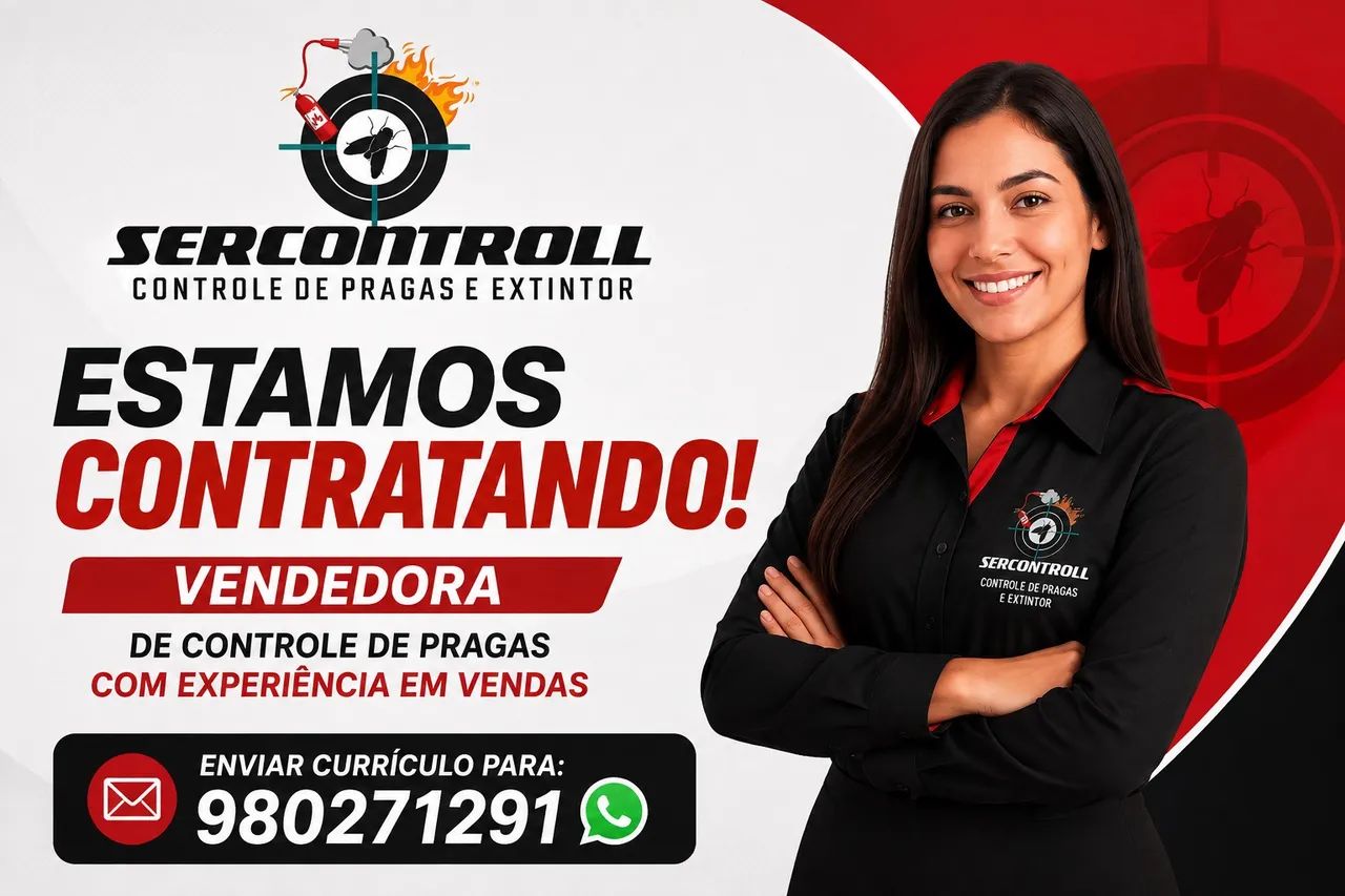 Vendedora de Controle de Pragas 