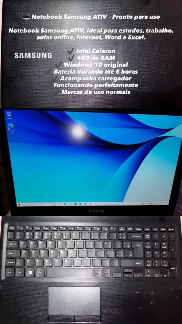 Notebook Samsung 