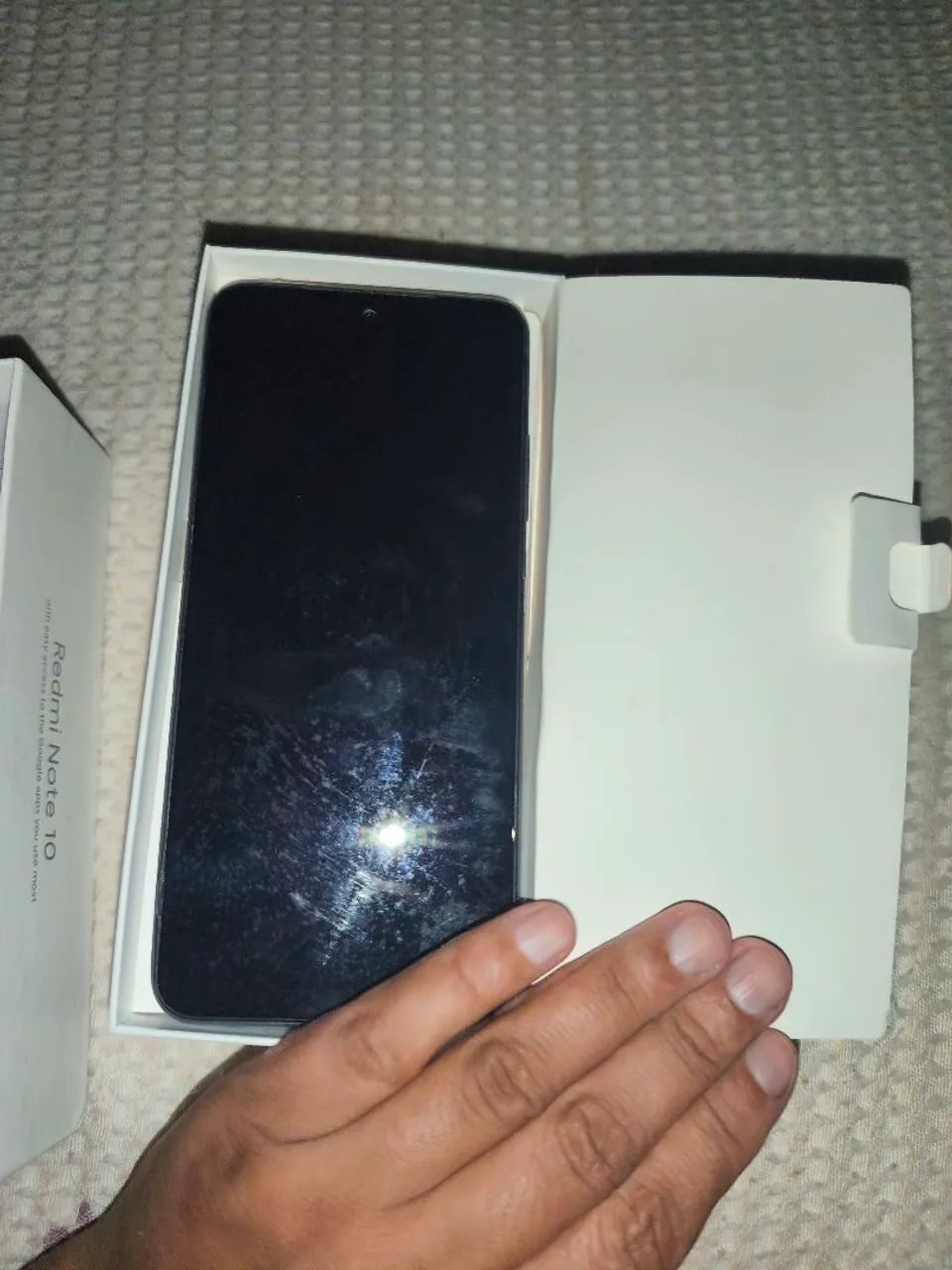 Celular note 10 com placa queimada - Foto 3