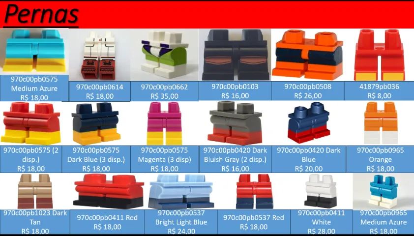 lego peças e acessórios
