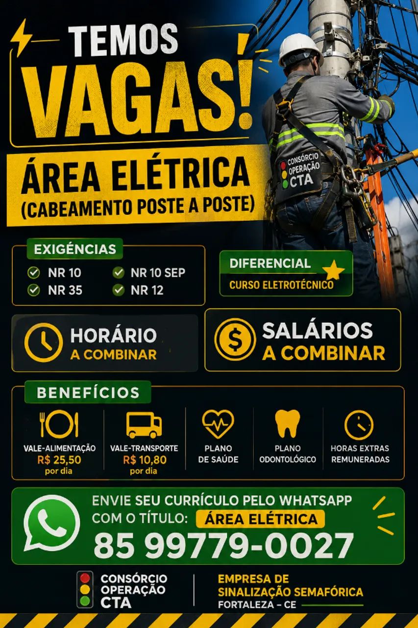 Eletricista Poste a poste - Semaforica
