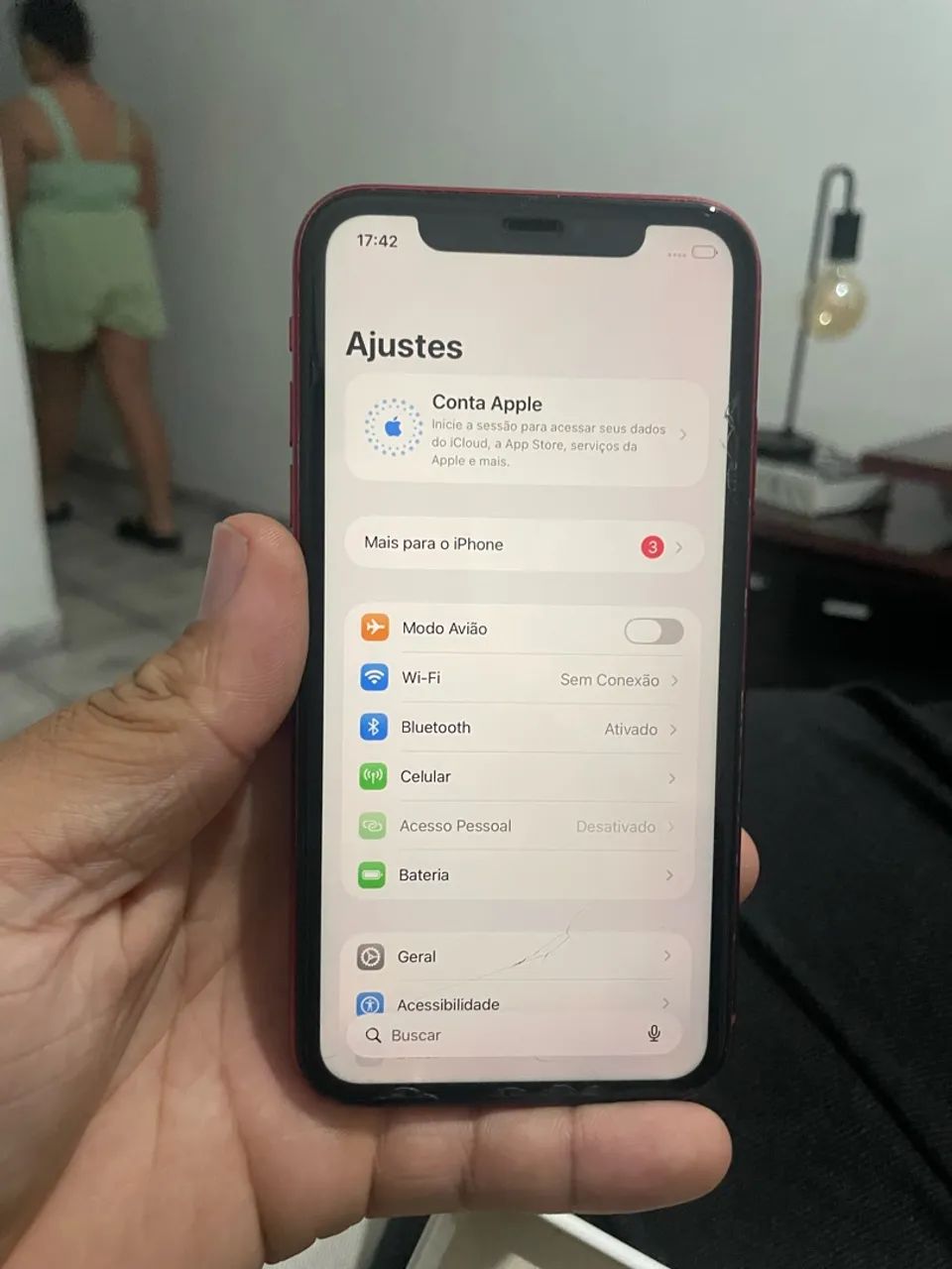 iPhone 11 RED 128 gigas tudo ok - Foto 4