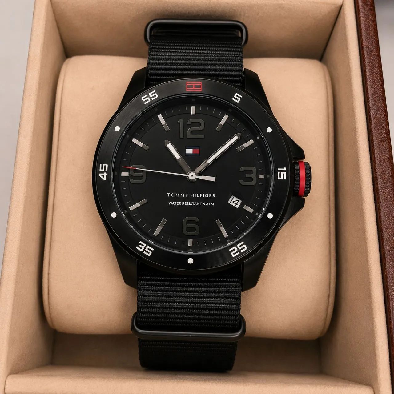 RELÓGIO TOMMY HILFIGER ORIGINAL - PRETO