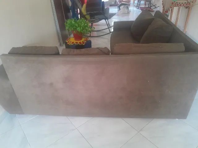 Vende sofá de canto marrom  - Foto 3
