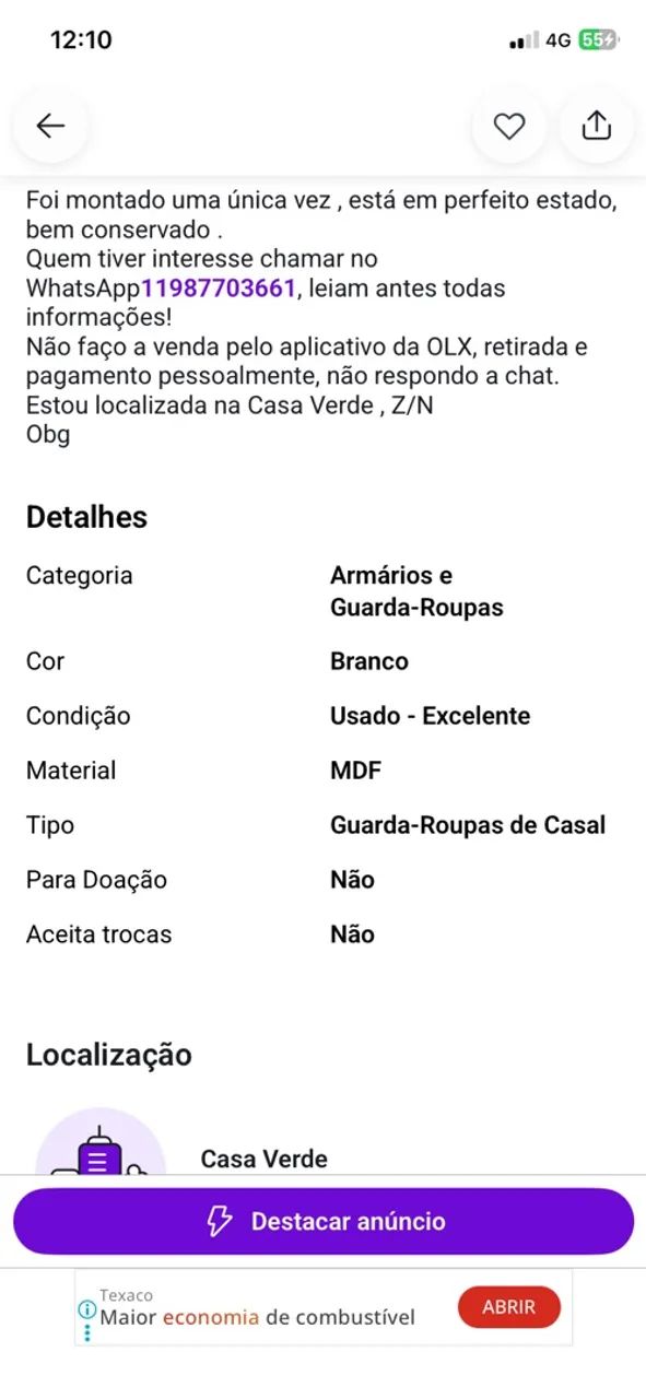 Guarda Roupa Casal - Foto 5