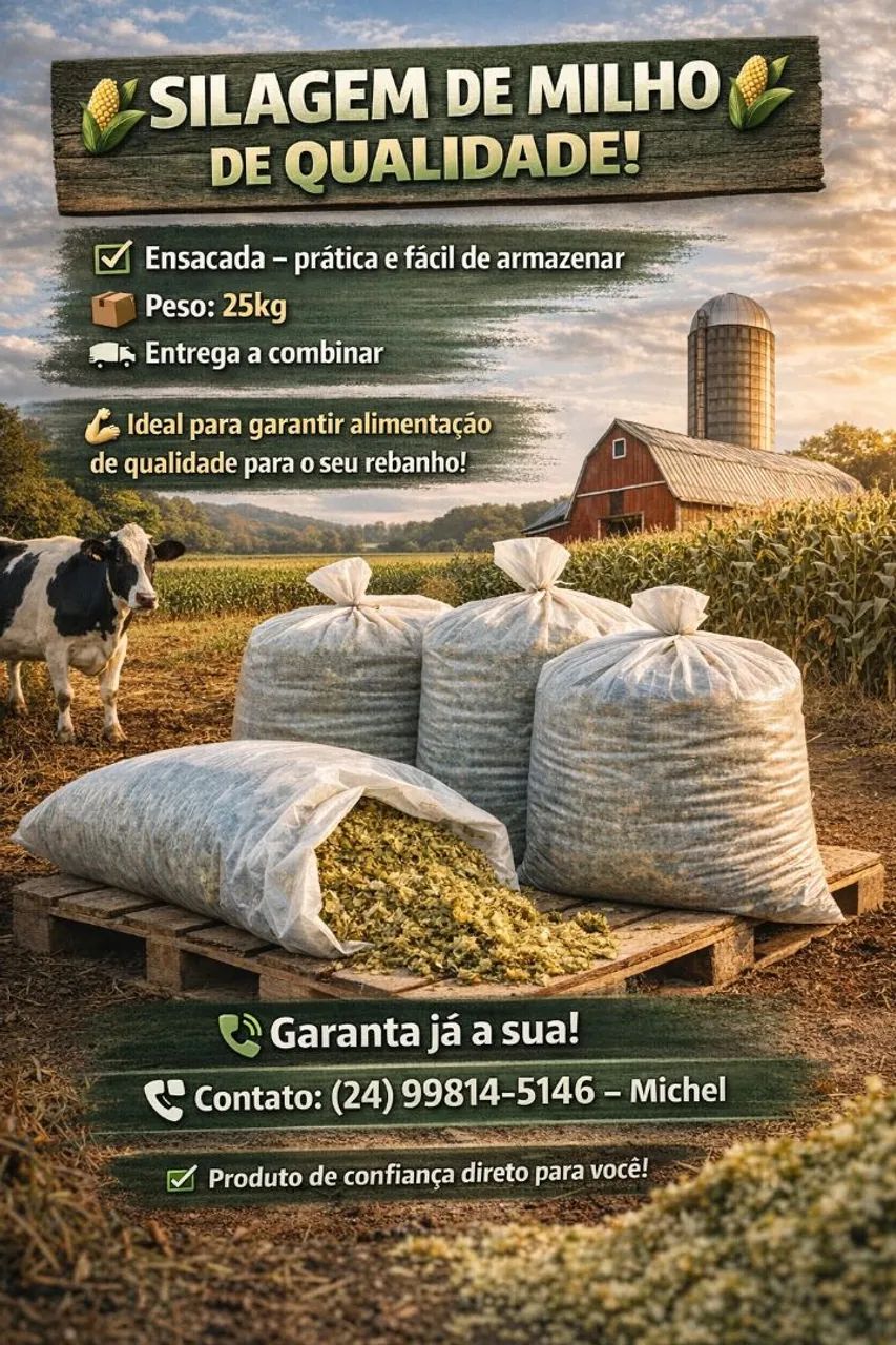 Vende-se Silagem de milho 