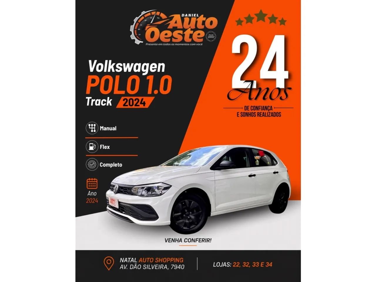 Volkswagen Polo 1.0 12V FLEX 2024