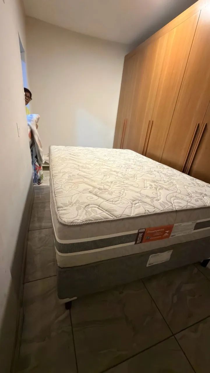 Vendo cama box de casal - Foto 3