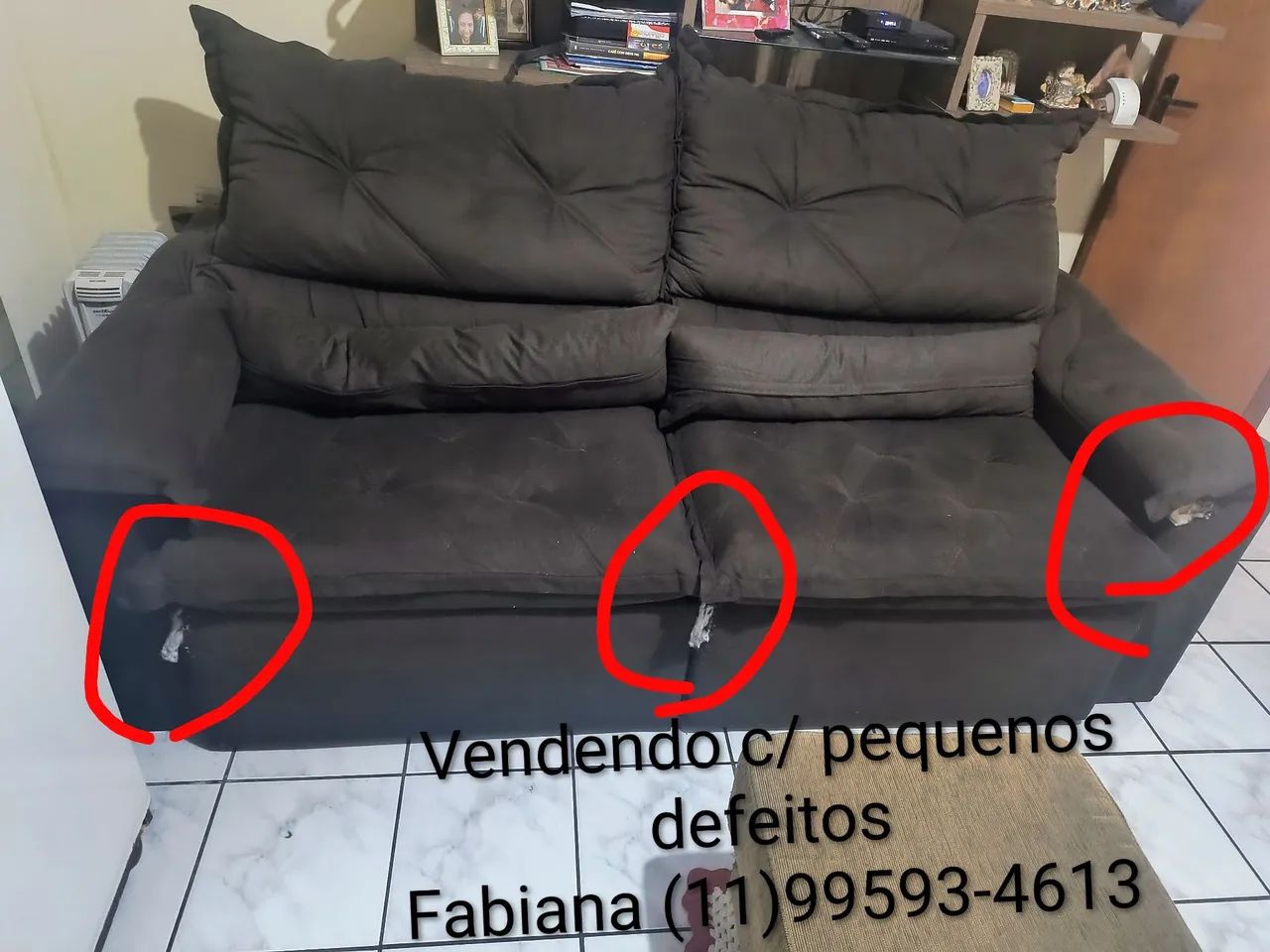 Sofá 3 lugares - Foto 2