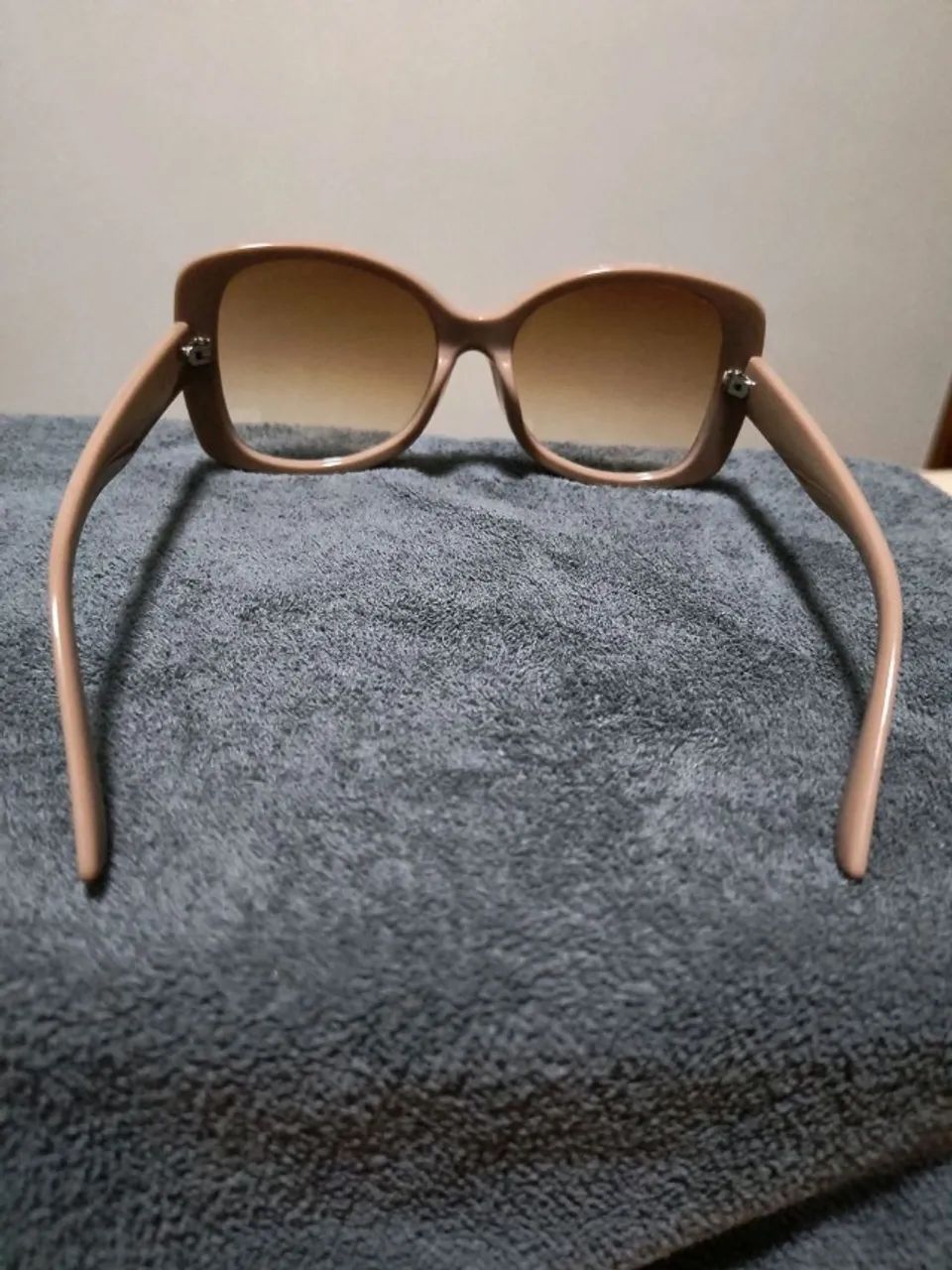 óculos de sol chanel feminino bege - Foto 2