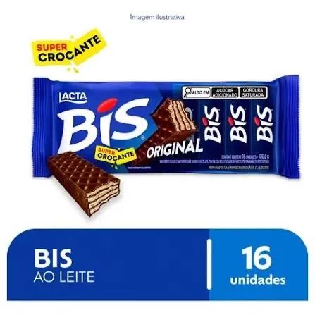BIS LACTA ORIGINAL 100,8G CAIXA FECHADA C/65 UND