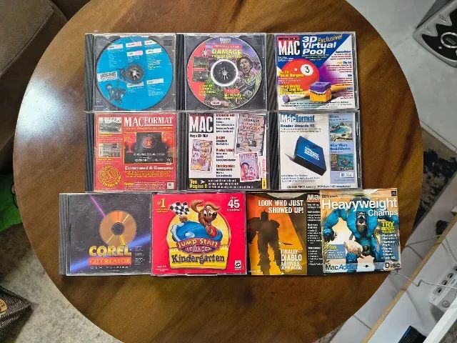 Lote jogos Mac CD-ROM