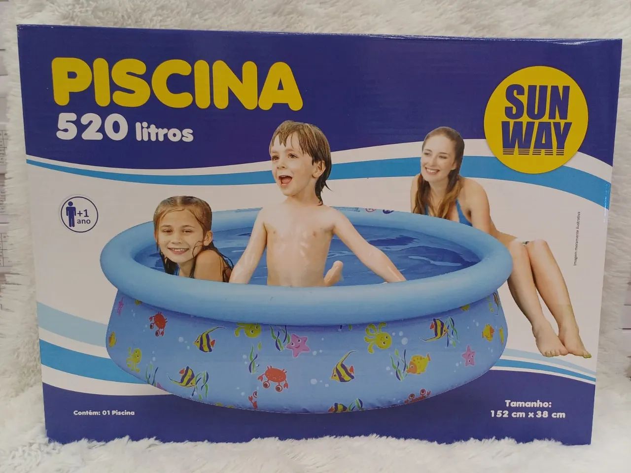 Piscina 520 litros entregamos 