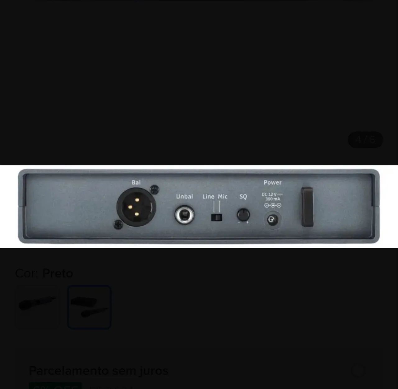 Microfone Sem Fio Sennheiser Xsw 1-825-a -SF303 - Foto 3