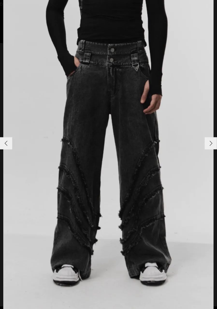 Calça shui baggy sarja - Foto 5